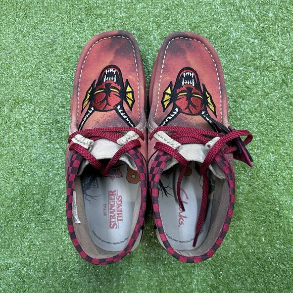 Clarks Originals Wallabee Evo Stranger Things The Upside Down Size 10 Rare NEW - Picture 5 of 13